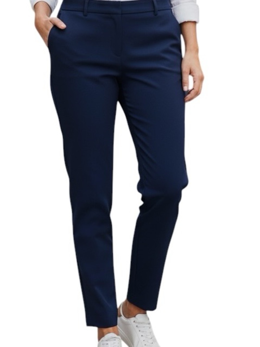 Banana Republic Pants Navy Blue Slim Ankle Pants Size 12